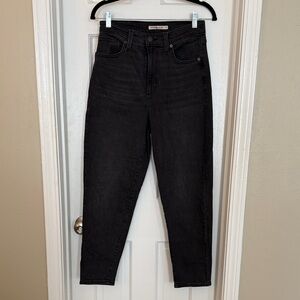 Levi’s High Waisted Mom Black Jeans